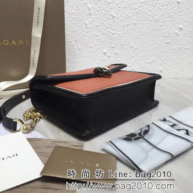 BVLGARI寶格麗 2018專櫃新型蛇頭包 蛇形繡線限定款 Serpenti Forever系列 286628 FYD1070